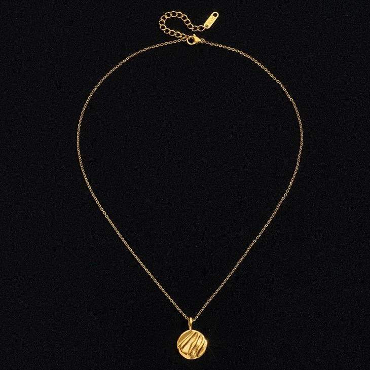 Mini Molten Pendant Necklace