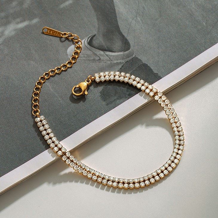 Two Row Tennis Bracelet price